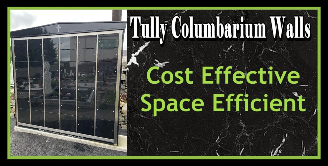 Columbarium walls are cost effective and space efficient solutions