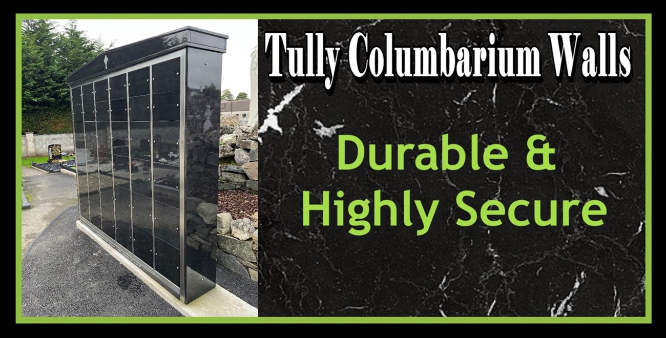 Columbarium walls are durable and secure