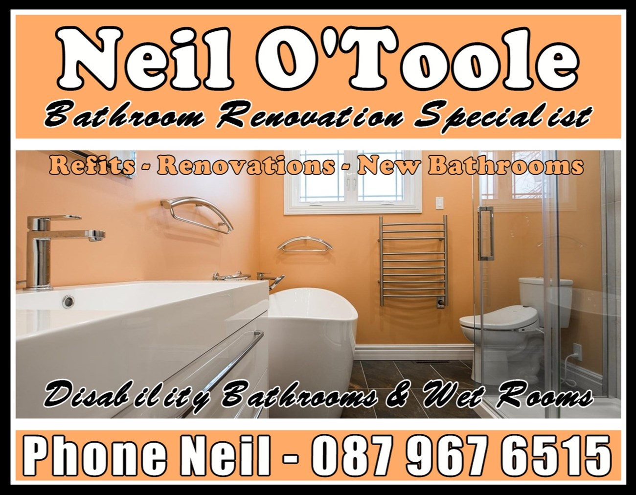 Bathroom renovations in Bray