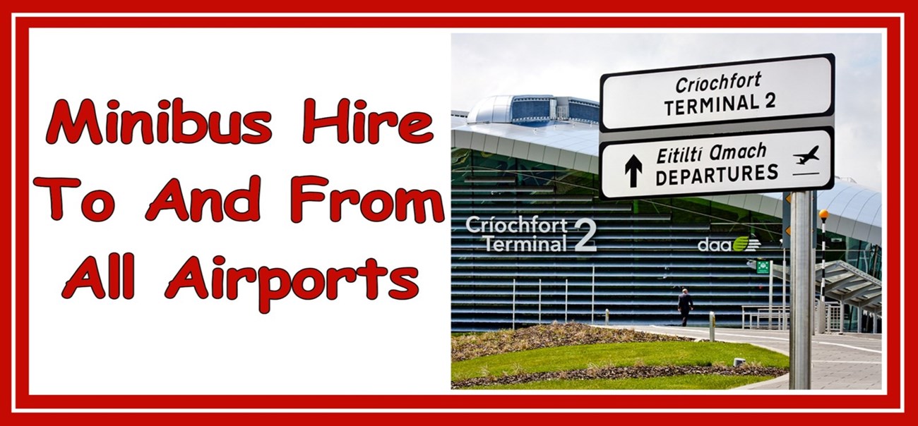 Airport minibus Hire to and from Duleek and Stamullen - Finnegan Minibus Hire