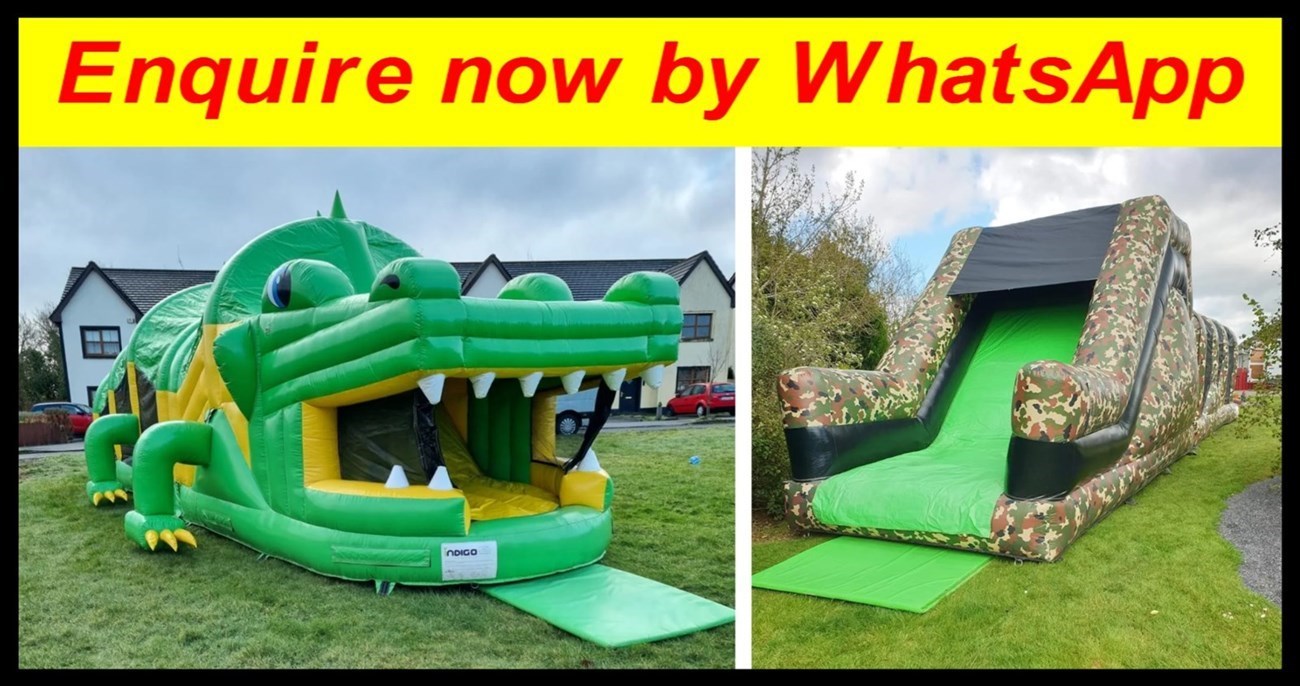 Send Longford Bouncy Castles WhatsApp now 