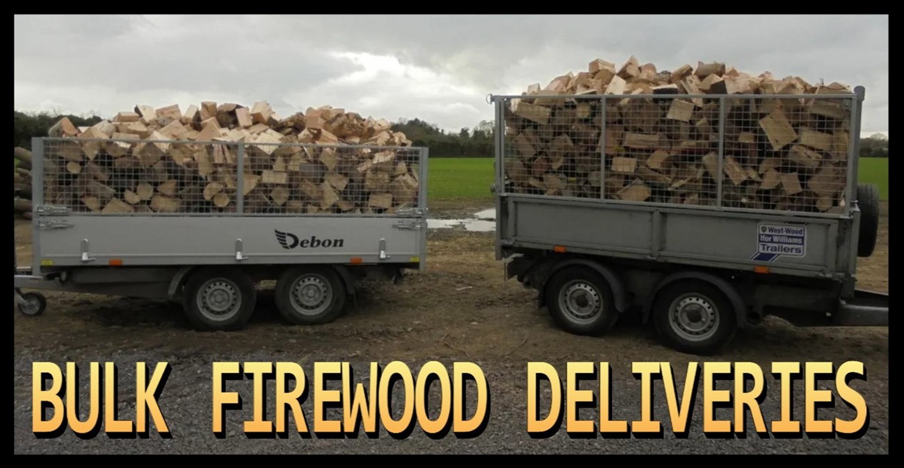 Bulk firewood deliveries in Bettystown, Laytown, Mornington, and Duleek are carried out by Logman Firewood