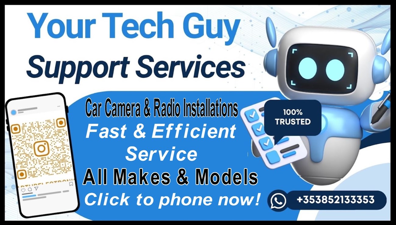 Click to phone to enquire on car radios and car cameras in Balbriggan