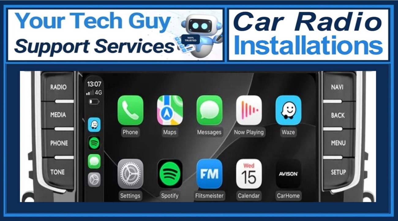 Car radio supply and installation Balbriggan