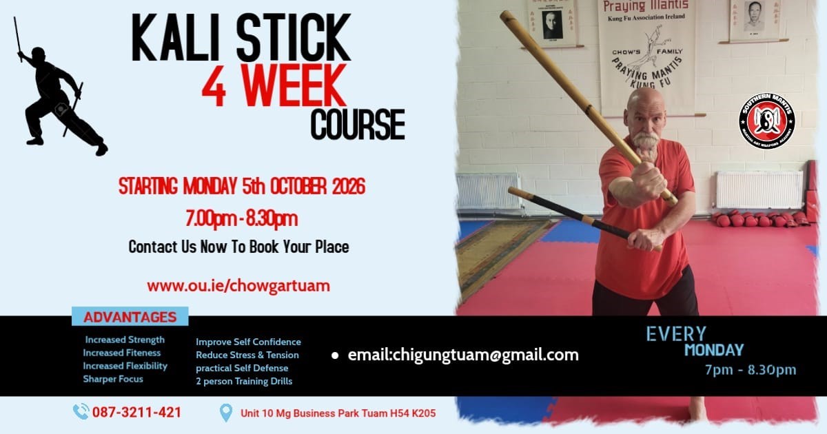 Kali Stick Course with Chow Gar Galway