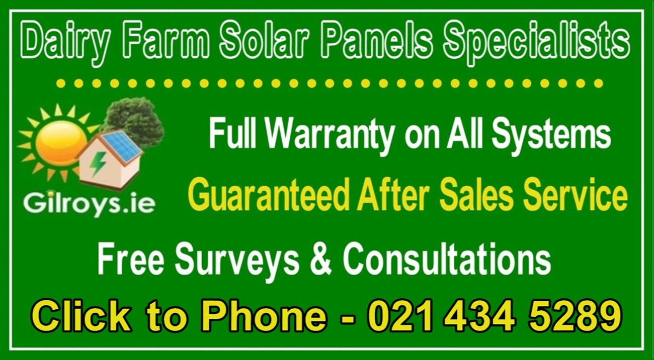 Dairy Farm Solar Panels in Cork 