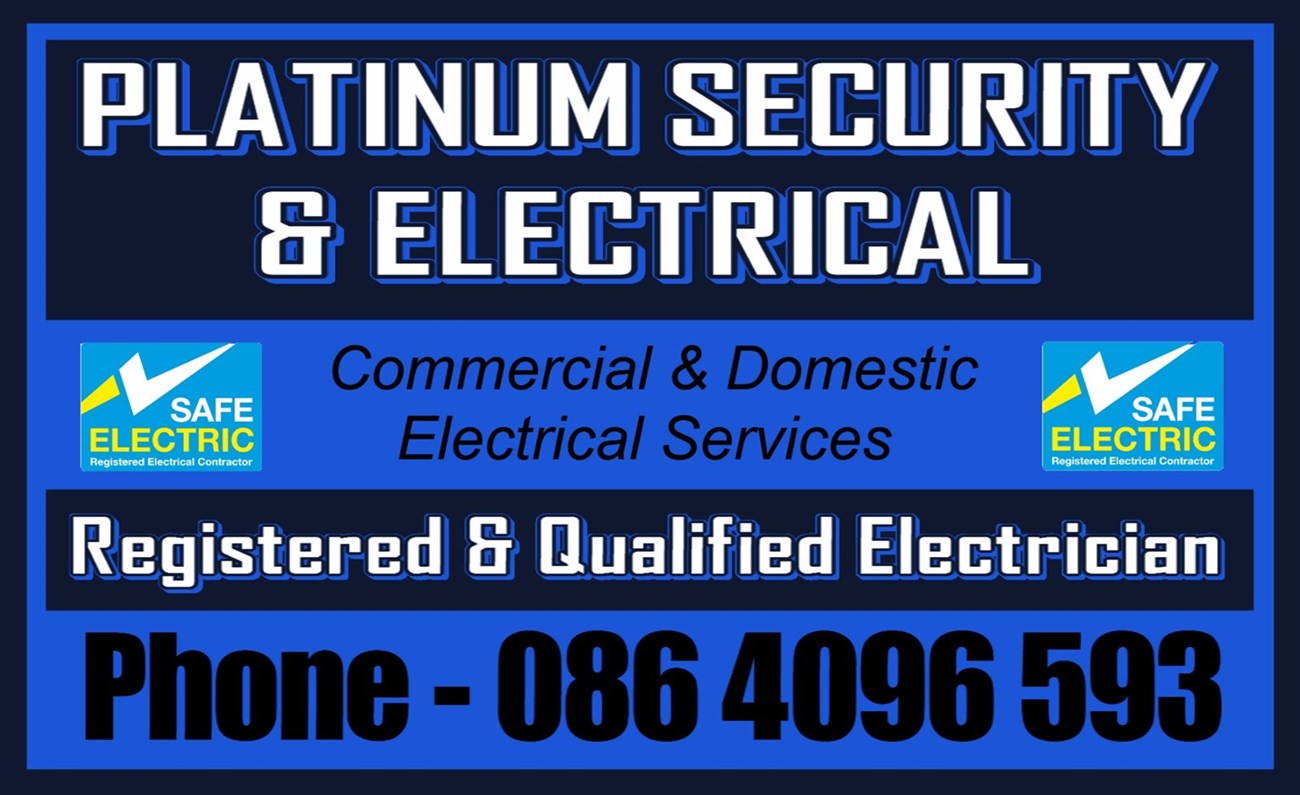 Electrician serivces in Balbriggan - carried out by Platinum Security & Electrical