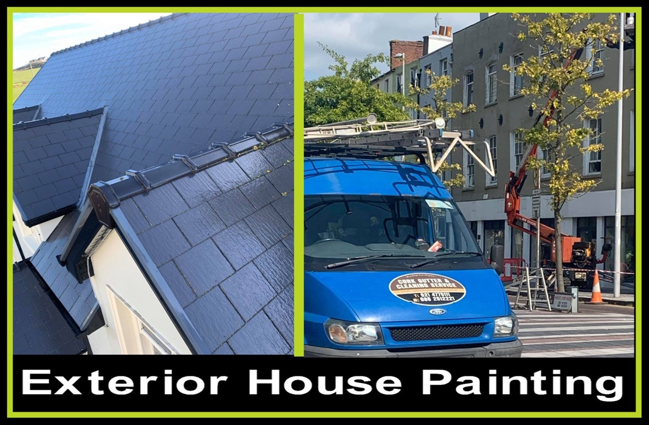 Exterior House Painting Carrigaline, Clonakilty, Bandon - Cork Gutter & Cleaning Services