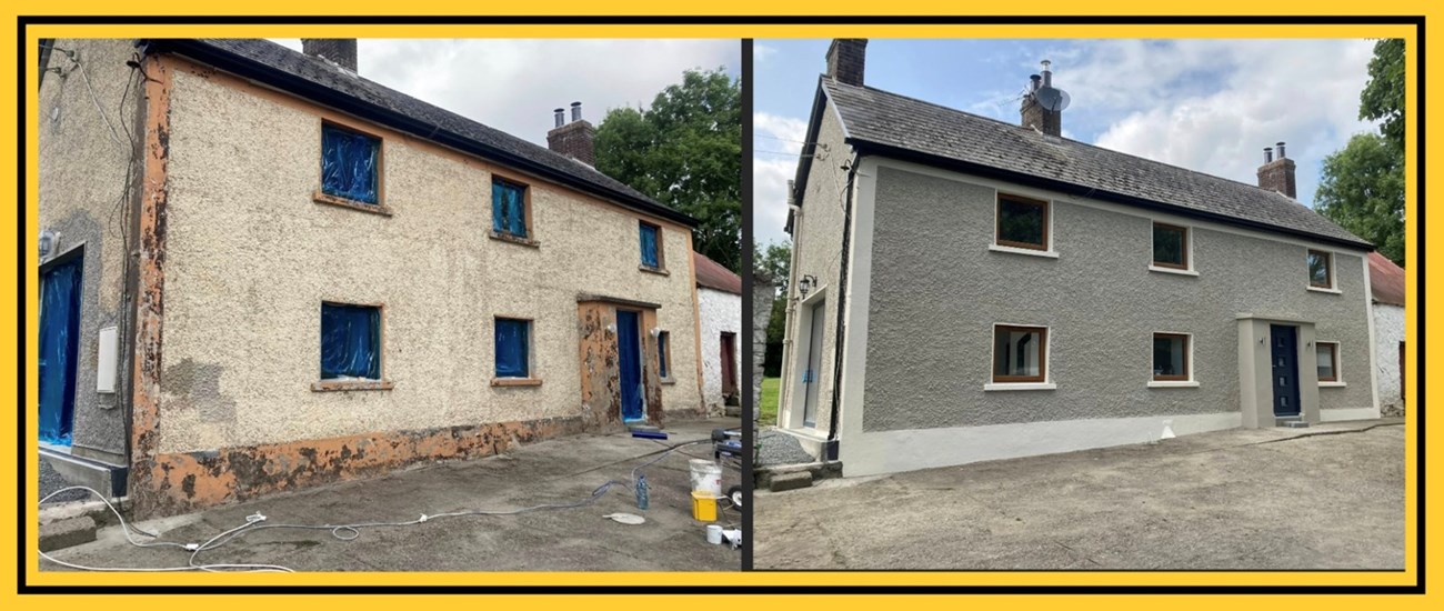 Exterior house painting in Blackrock County Louth
