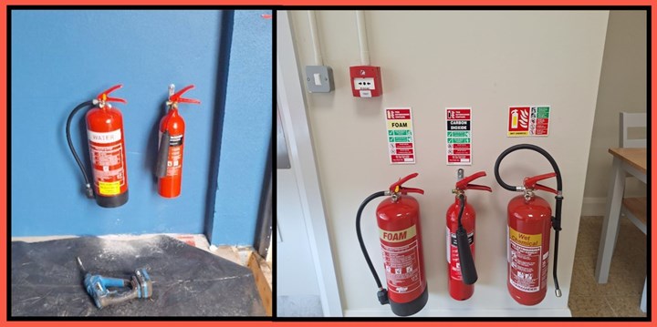 Class B fire extinguishers in Cork - provided by Cork Fire Extinguishers