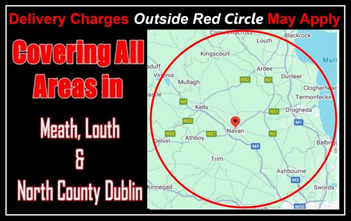 Map of Logman Firewood Meath delivery areas