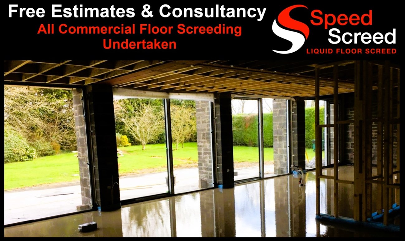 Commercial liquid floor screeding in Swords North County Dublin - Swords Floor Screeding