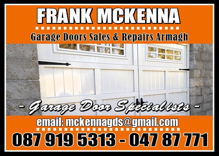 Garage door services in Armagh - carried out by Frank McKenna Garage Doors