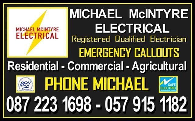 Fully qualified electrician in Ballinasloe