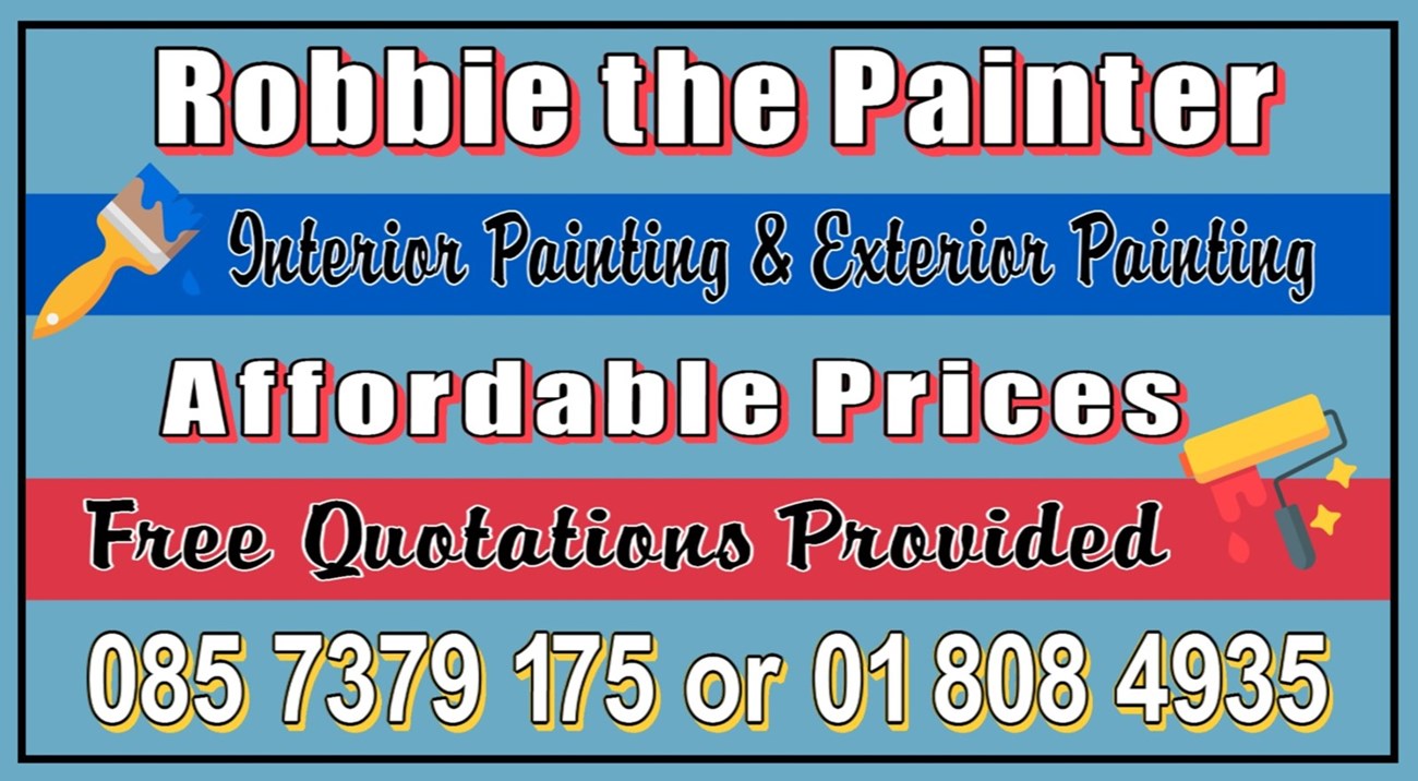 Painting in Clontarf - carried out by Robbie the Painter