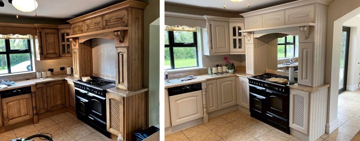Kitchen painting in Blackrock County Louth