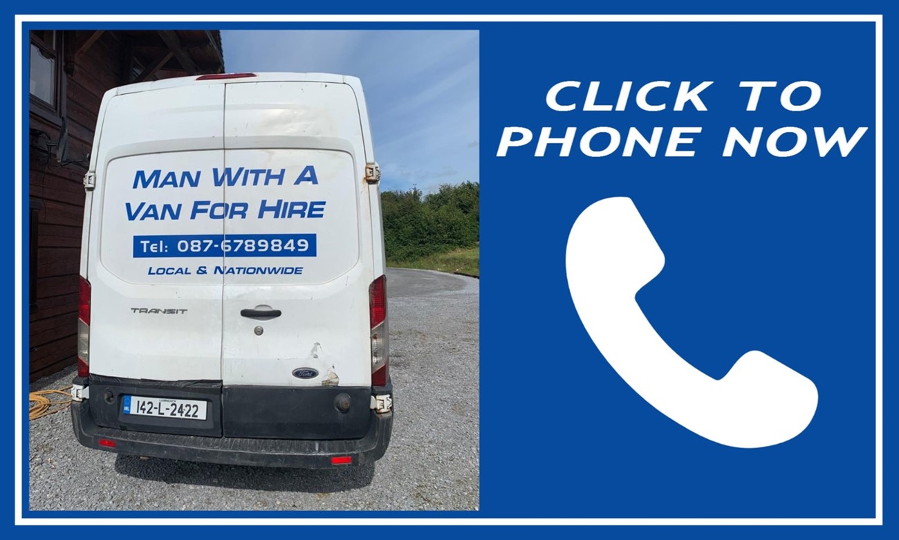 Click to enquire by phone on man with van delivery services in Limerick