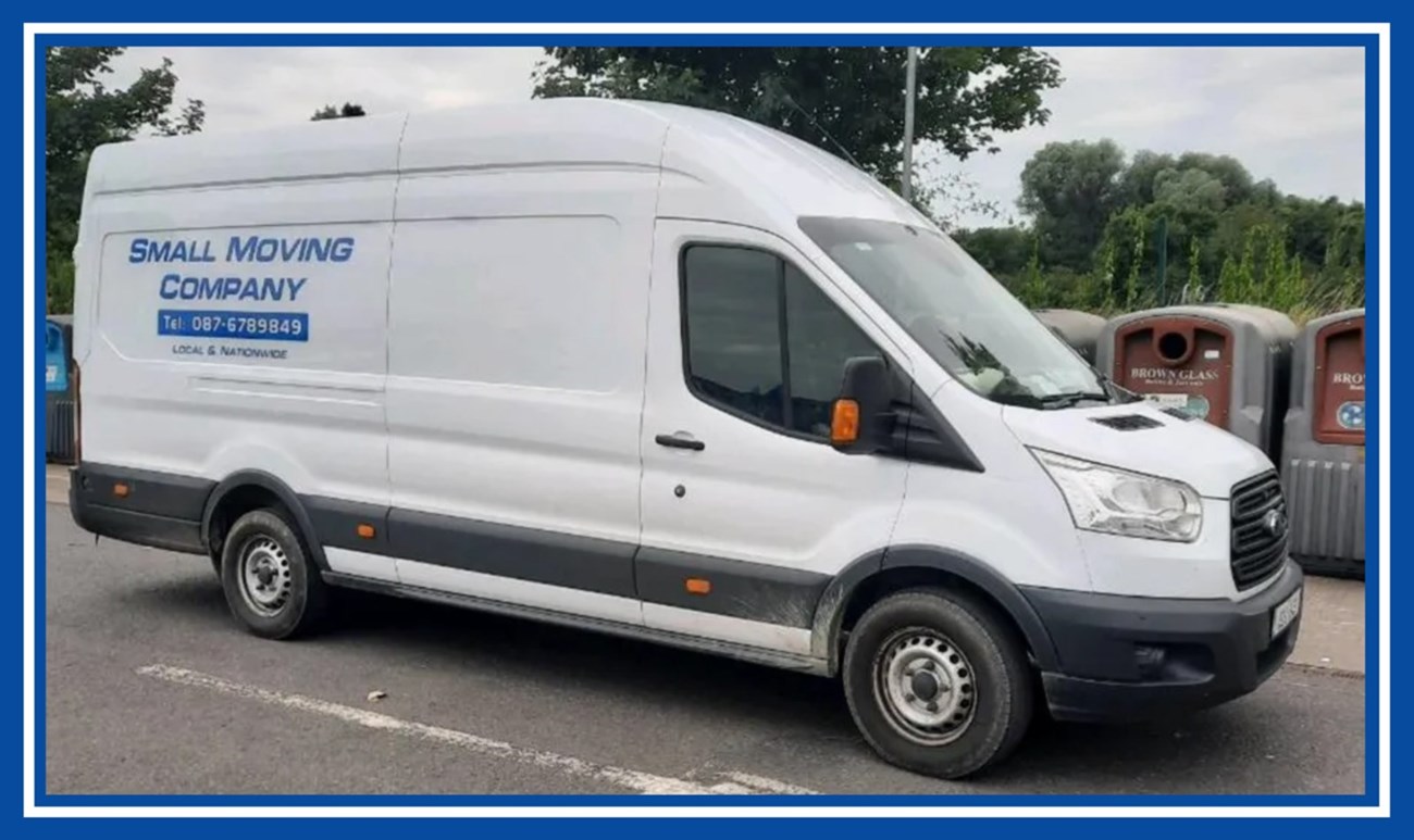 Man with van house removal services in Limerick