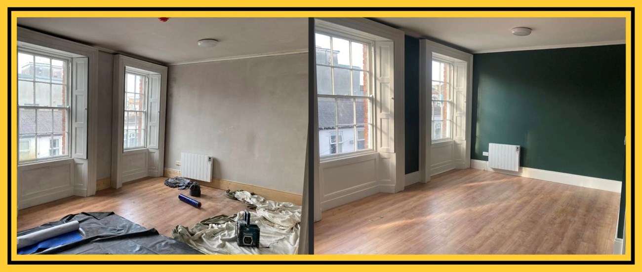 Interior house painting in Blackrock County Louth