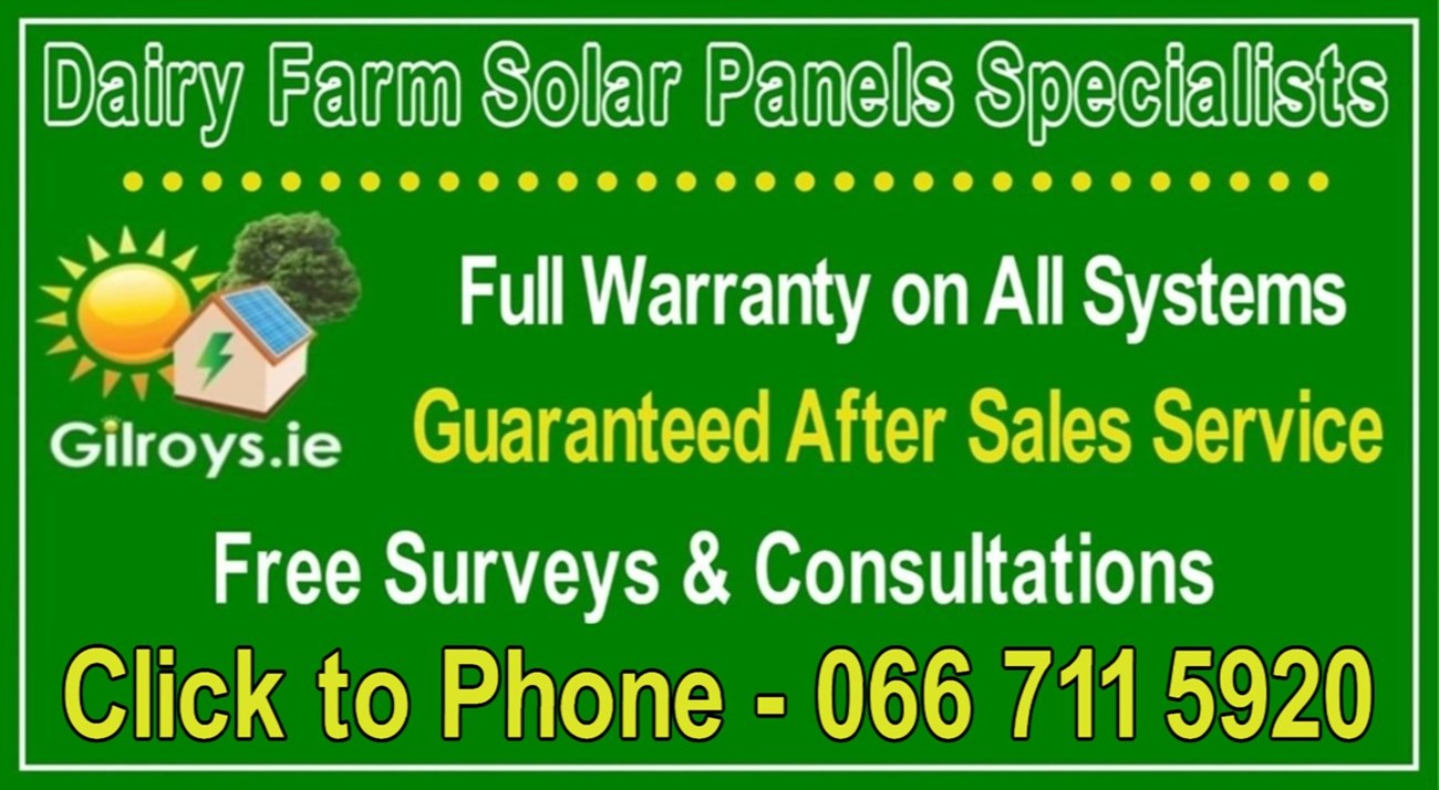 Dairy Farm Solar Panels in Kerry