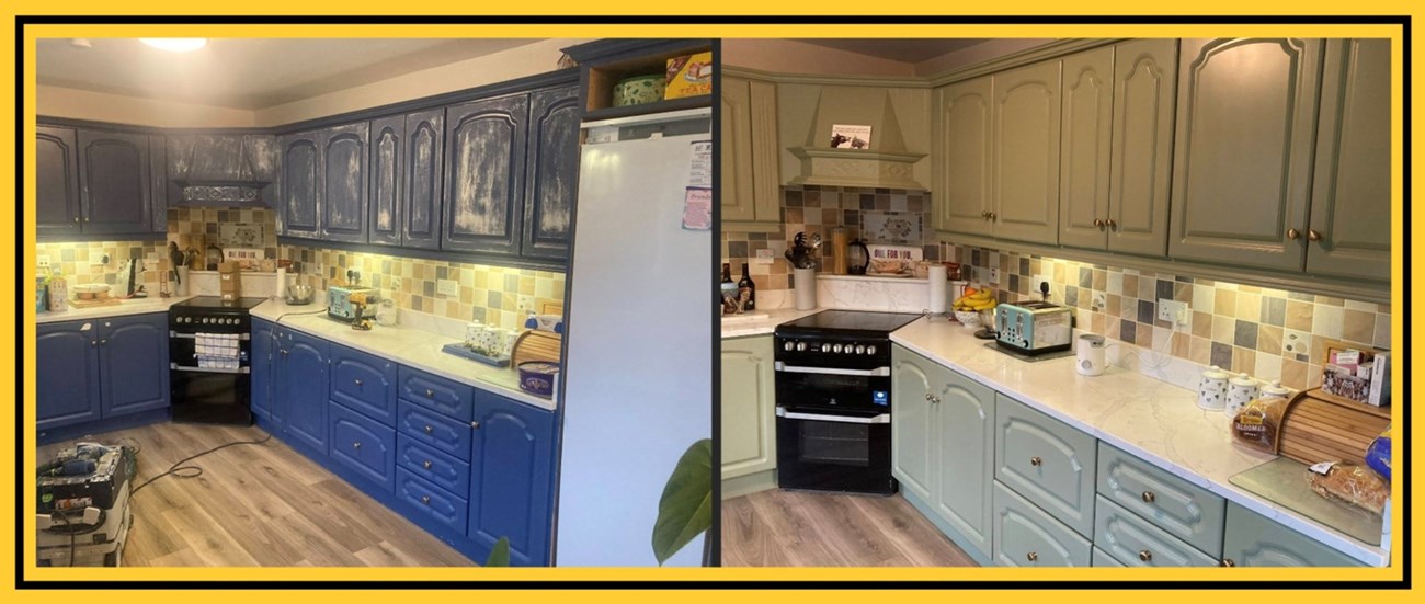 Kitchen painting in Blackrock County Louth