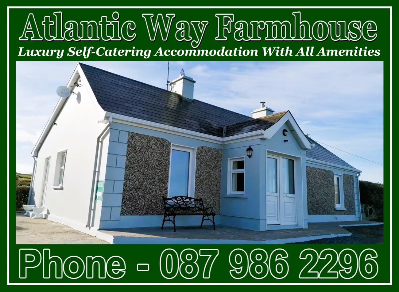 Self-catering farmhouse holiday accommodation in Lahinch - Atlantic Way Farmhouse