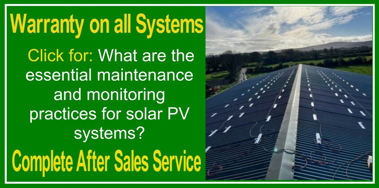 Click for essential maintenance and monitoring practices for solar PV systems on dairy farms in Cork