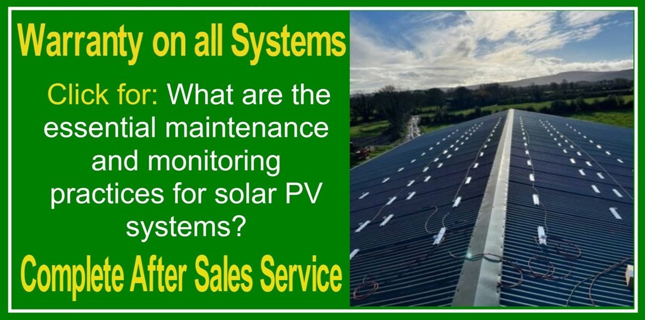 Click for essential maintenance and monitoring practices for solar PV systems on dairy farms in Kerry