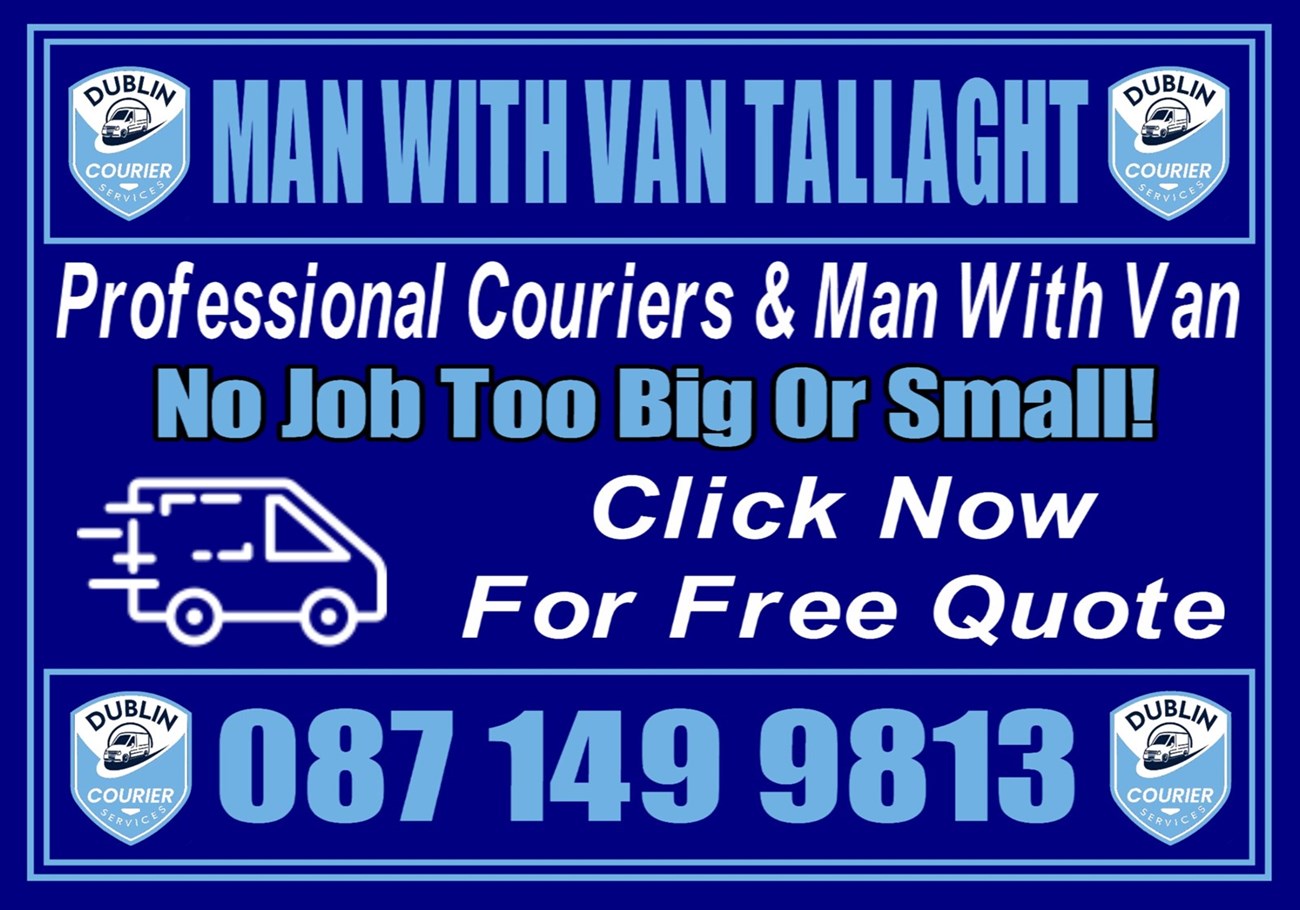 Man With Van services in Tallaght- Man With Van Tallaght