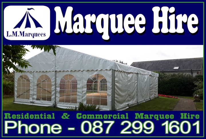 Marquee hire in Dublin is available from Marquees Dublin