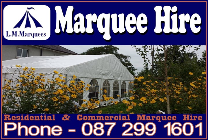 Marquee hire in Meath is available from Marquee Hire Meath