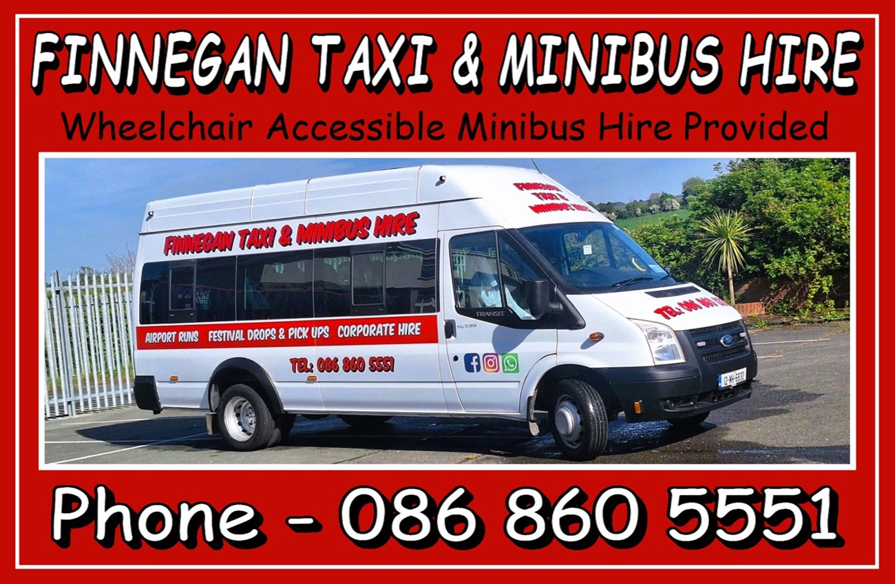 Minibus Hire to and from Duleek and Stamullen - Finnegan Minibus Hire