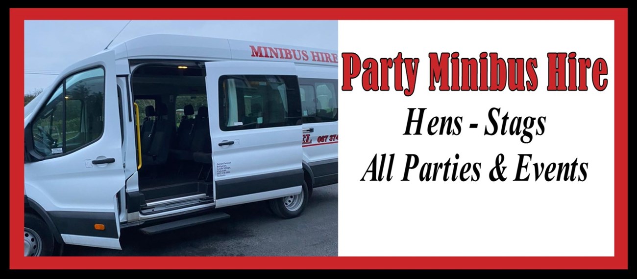 Party minibus hire to and from Dundalk