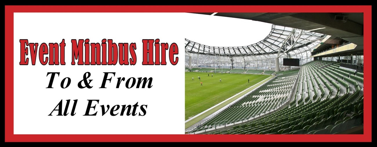 Event minibus hire to and from Dundalk