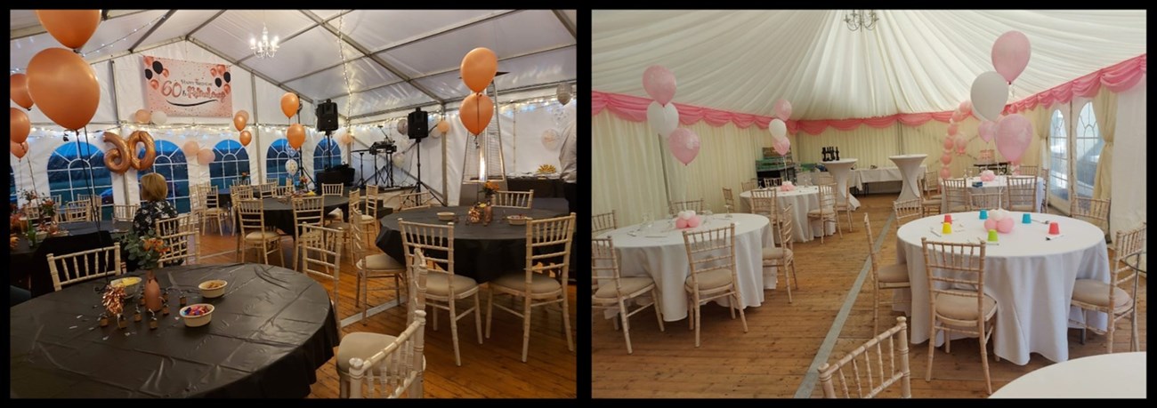 Party marquee hire in Dublin is provided by Marquees Dublin