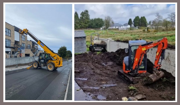 Hymac hire in Castlebar, Claremorris, and Westport is provided by McGreal Civils