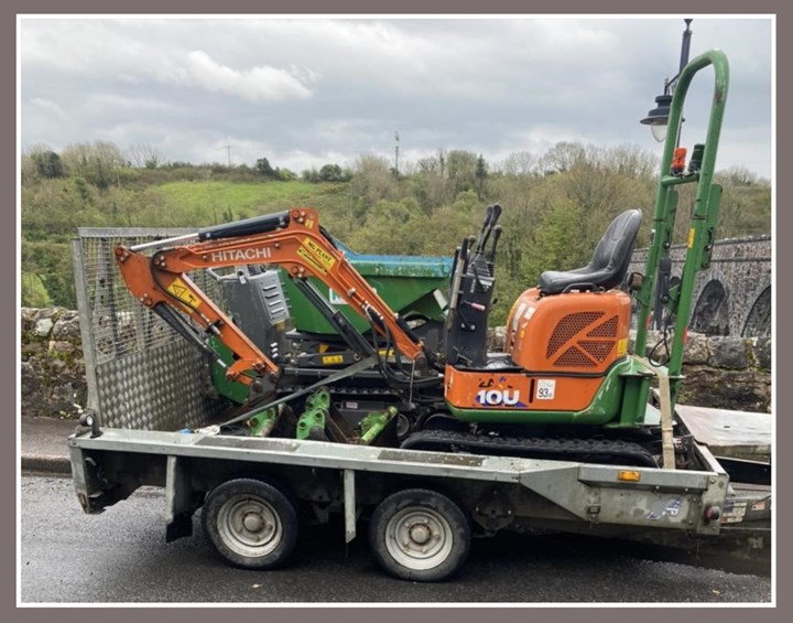 Mini digger hire in Castlebar, Claremorris, and Westport is provided by McGreal Civils