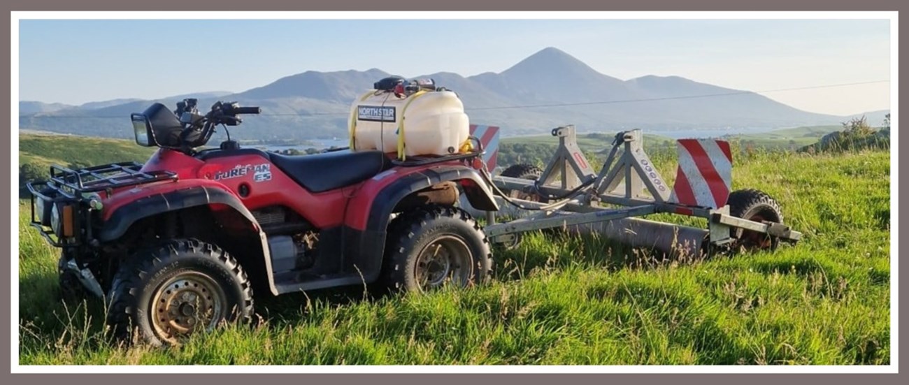 Quad hire in Castlebar, Claremorris, and Westport is provided by McGreal Civils