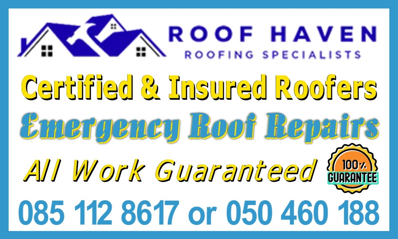 Roof repairs in Portlaoise and Portarlington - carried out by Laois Roof Repairs