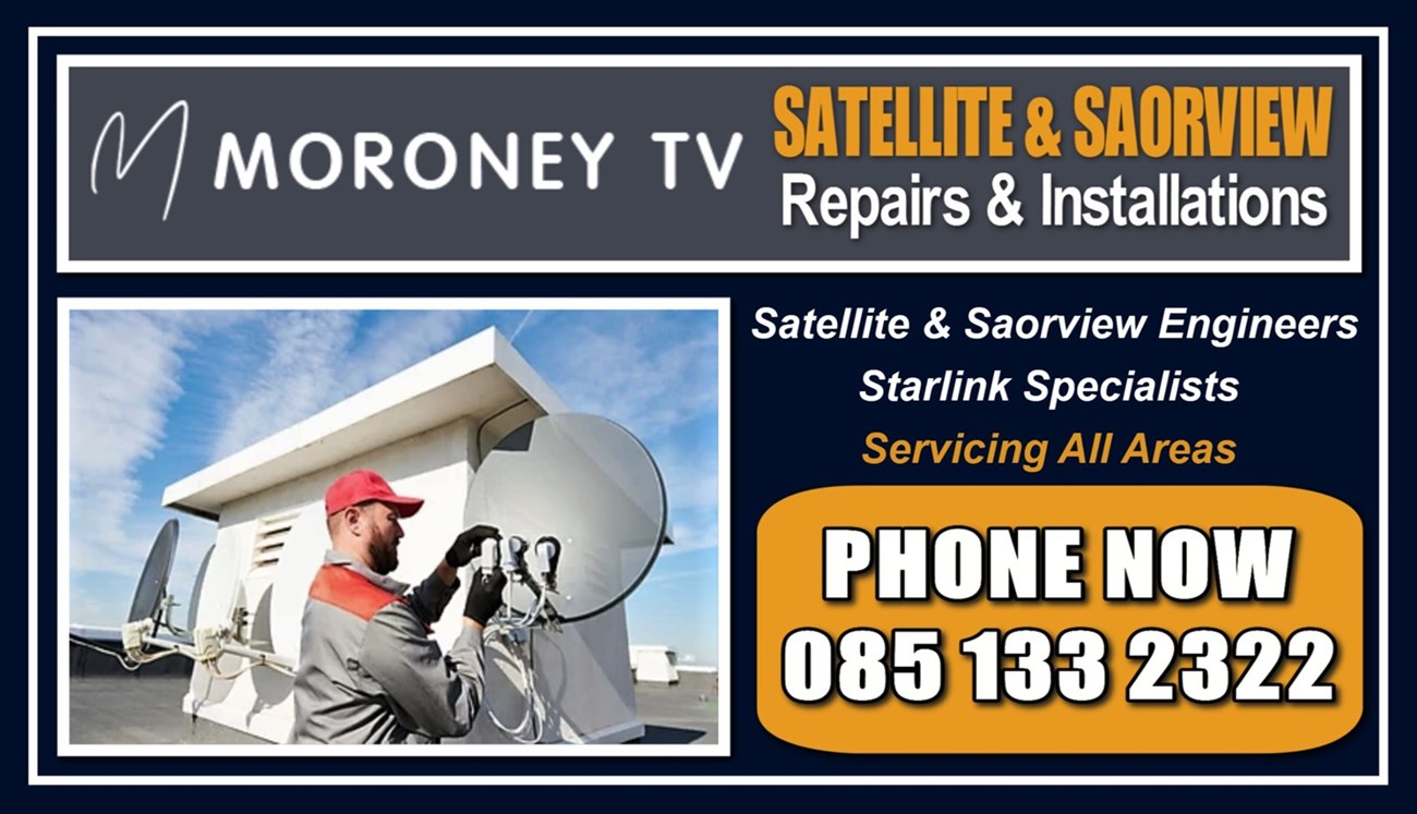 Satellite and Saorview repairs in Thurles, Urlingford, and Durrow
