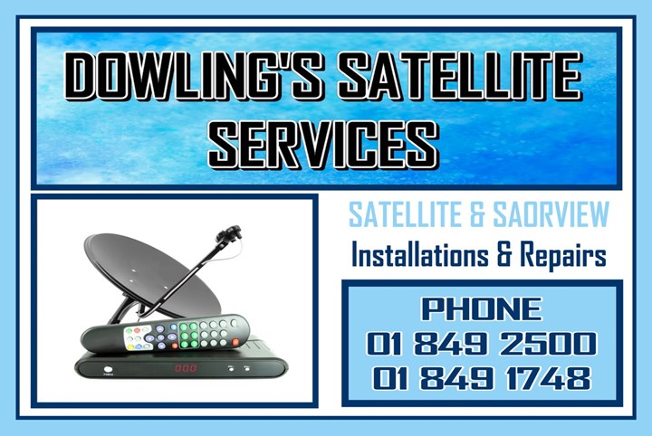 Satellite and Saorview repairs in Rush and Lusk are carried out by Dowling's Satellite Services