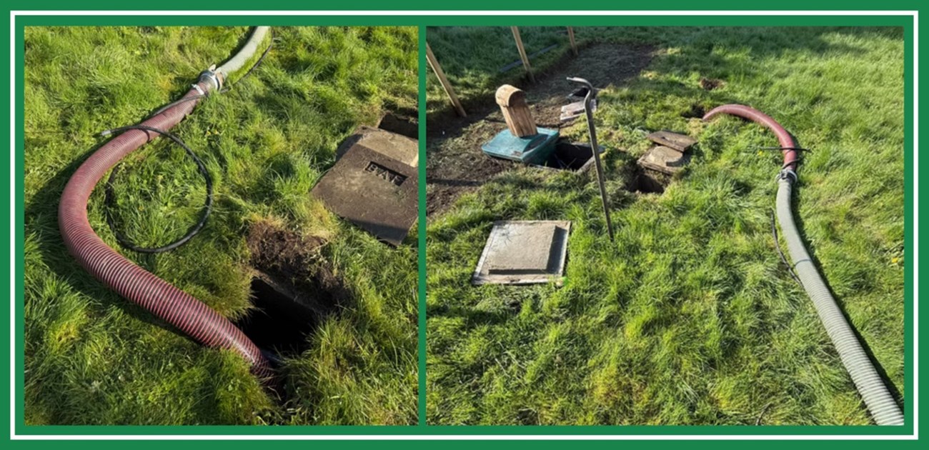 Septic tank emptying in Trim