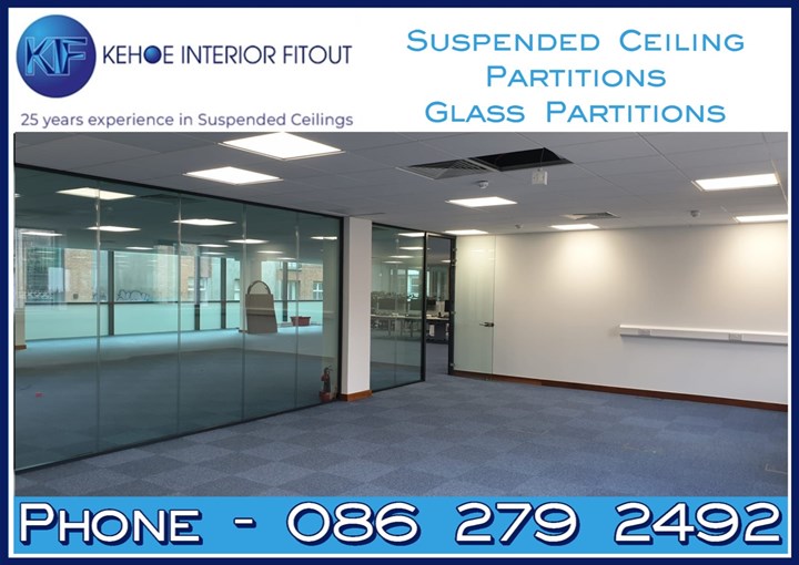 Suspended ceilings in Sligo are installed and repaired by Kehoe Interior Fitout