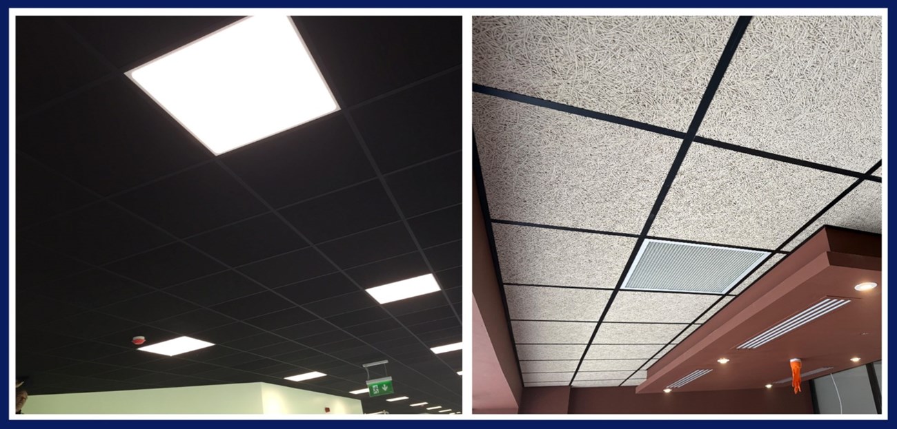 Suspended ceiling repairs in Sligo are carried out by Kehoe Interior Fitout