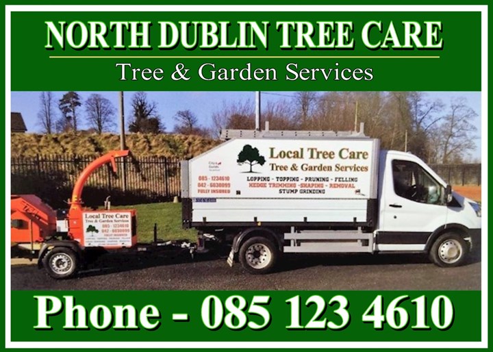 Tree surgery in Swords and Balbriggan - carried out by North Dublin Tree Care - logo